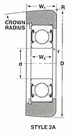 Style 2A- Mast Guide Bearing