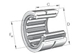 Needle Roller Bearings NKS Single Row without Inner Ring