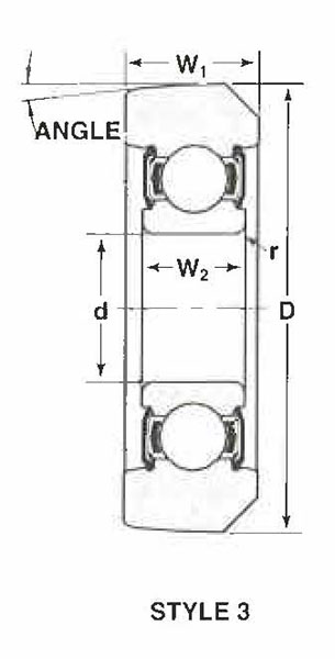 MG208FFA Mast Guide Bearing 