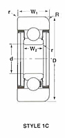 Style 1C- Mast Guide Bearing