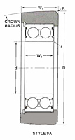 Style 9A- Mast Guide Bearing
