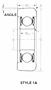 Style 1A- Mast Guide Bearing